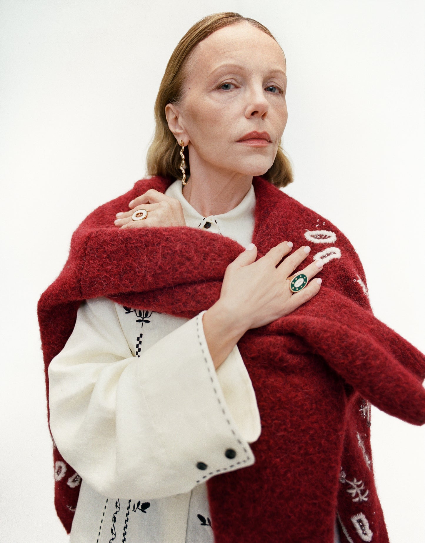 Кардиган Проліски бордовий