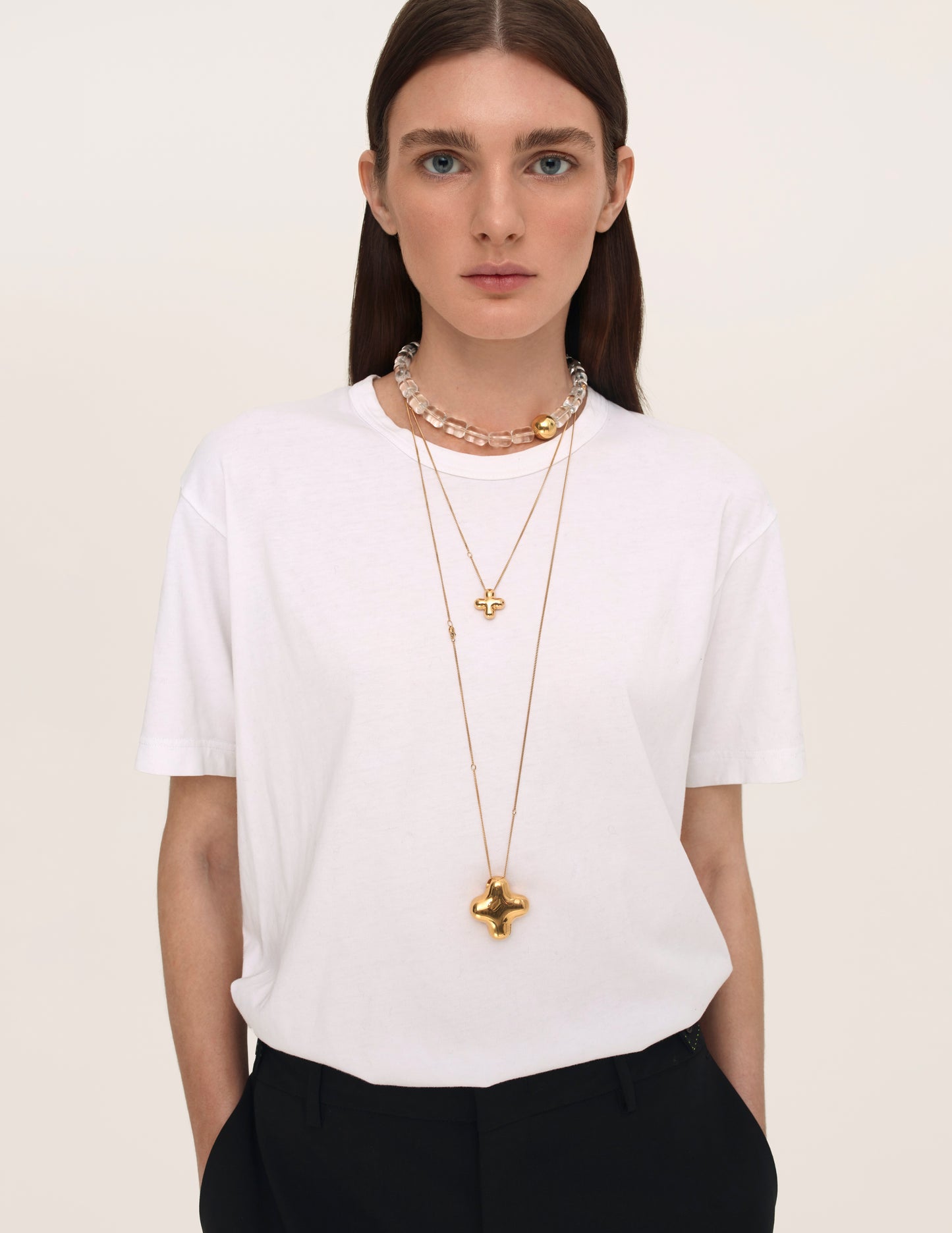 Gold Plated Cross Pendant small