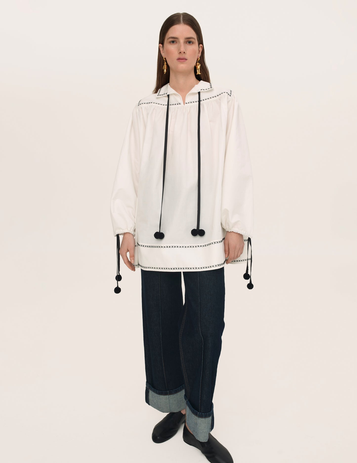 Annychka embroidered shirt