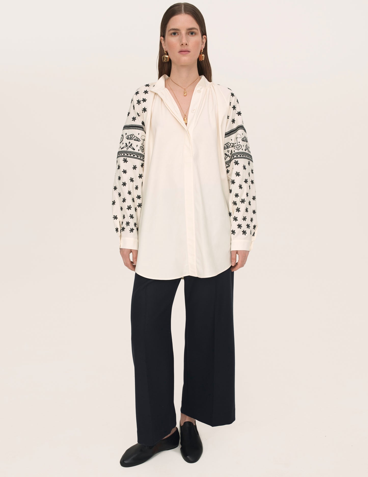 FRANKA embroidered shirt