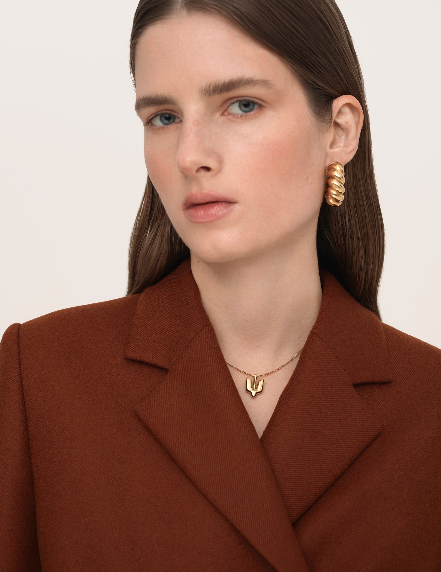 Кулон Тризуб малий позолота