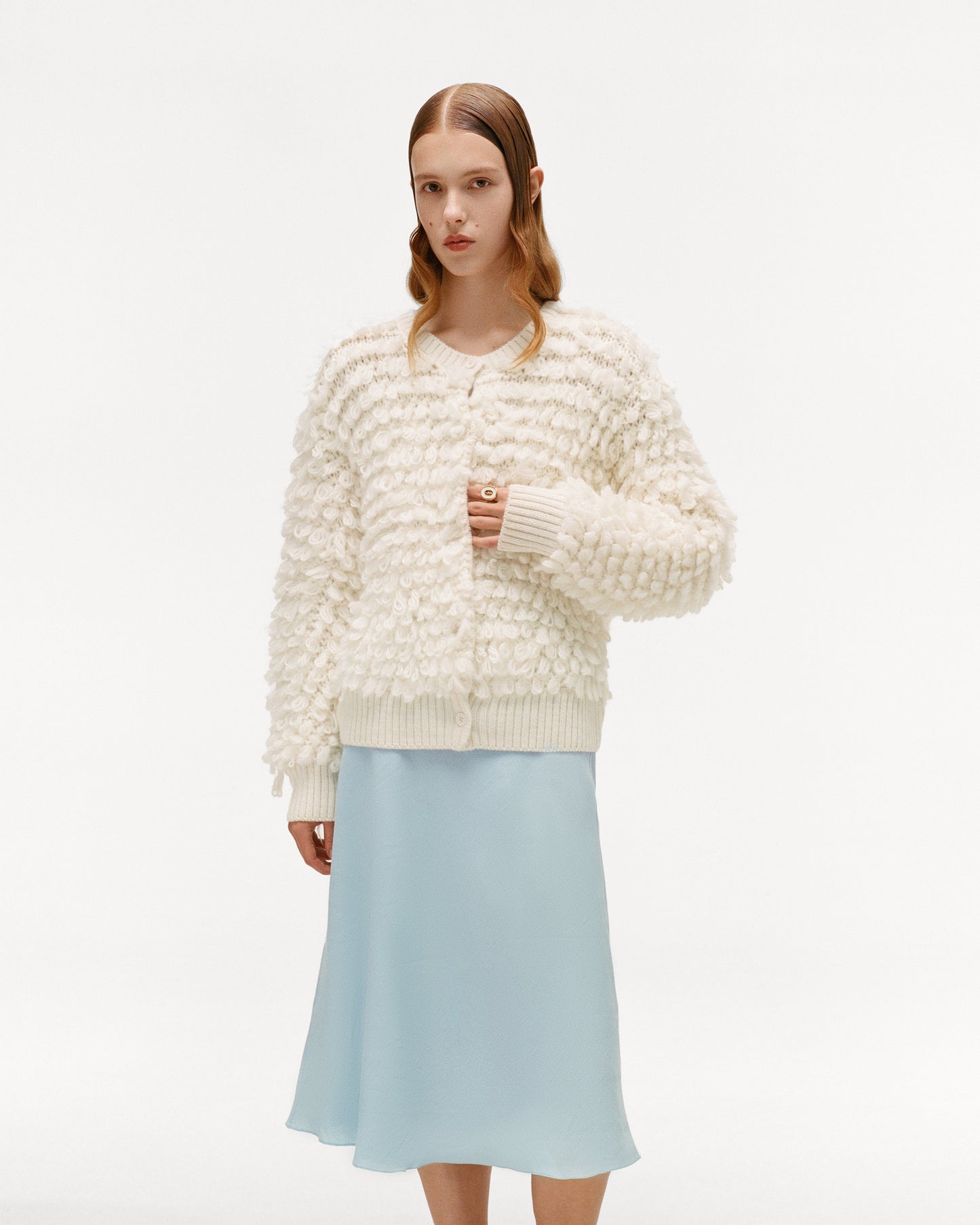 Gunia Cardigan in Milk