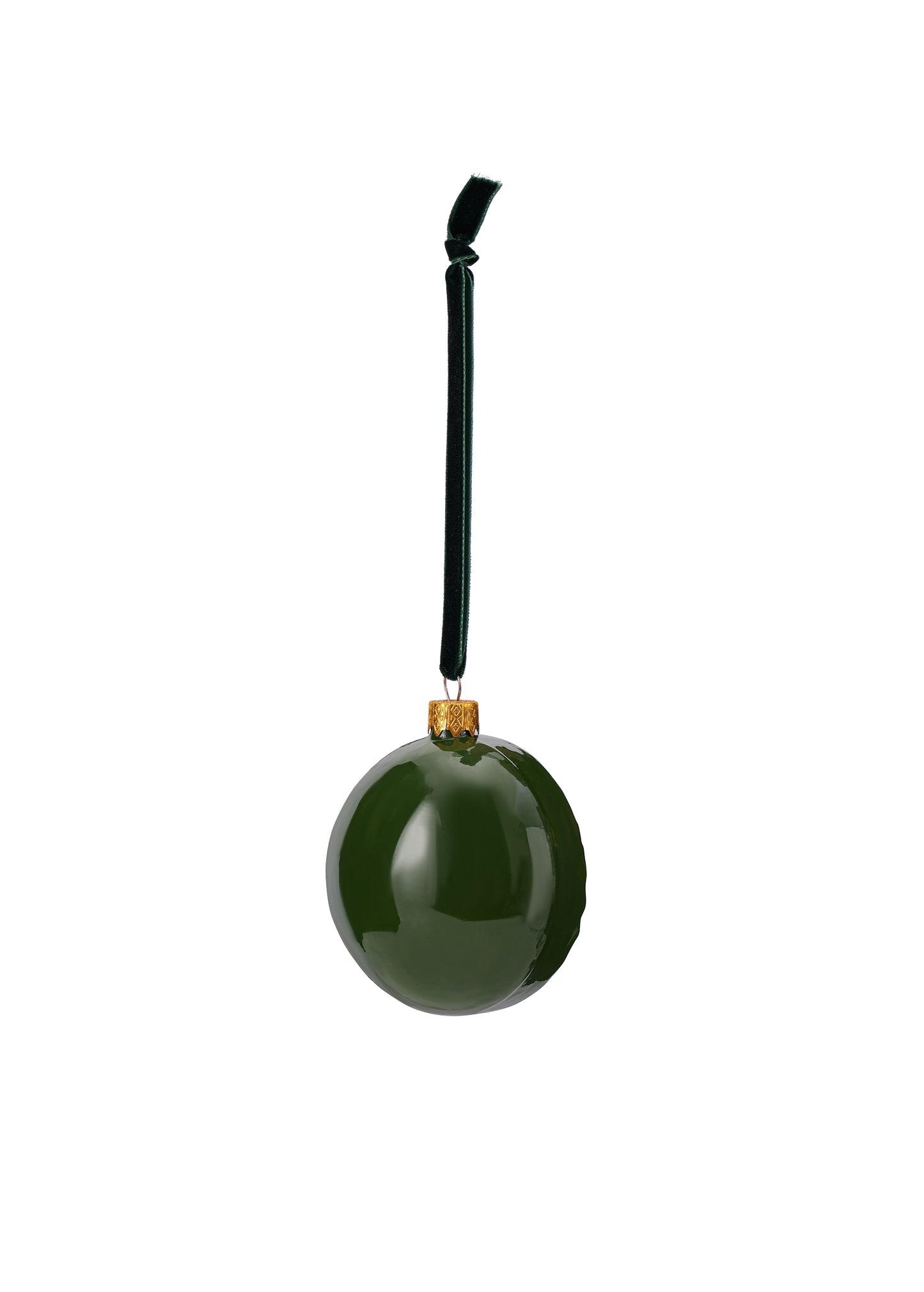 Sun Christmas Tree Ornament in Gold