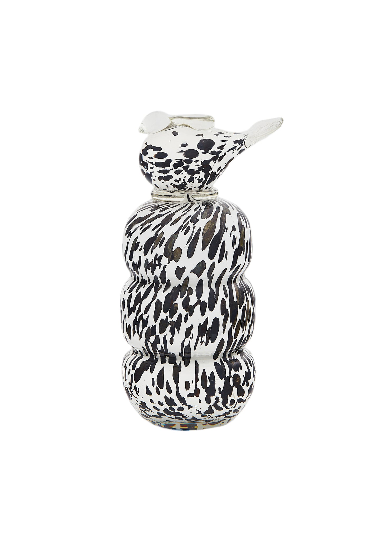 Підсвічник пташка чорно-білий