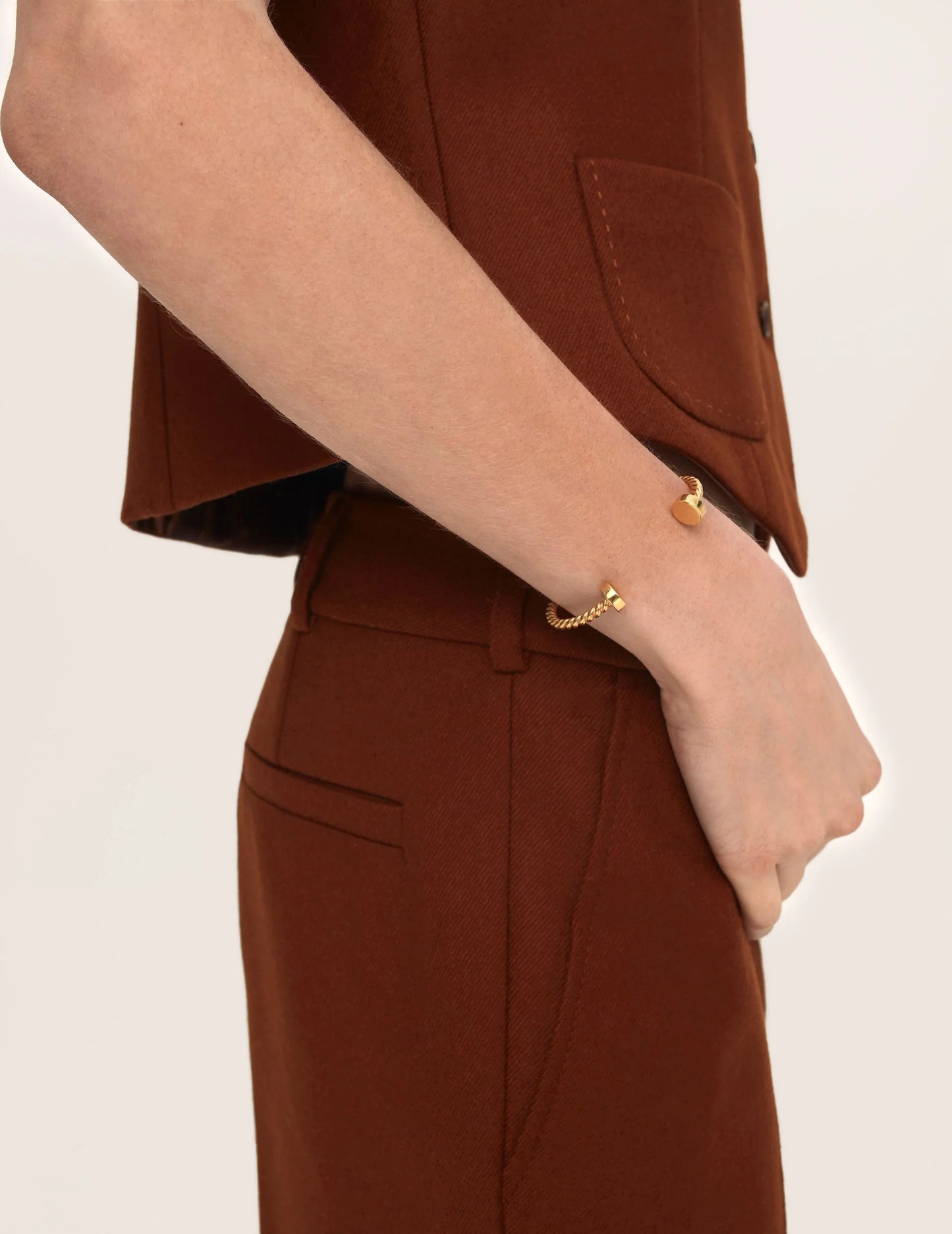 Gold Plated HRYVNA bracelet