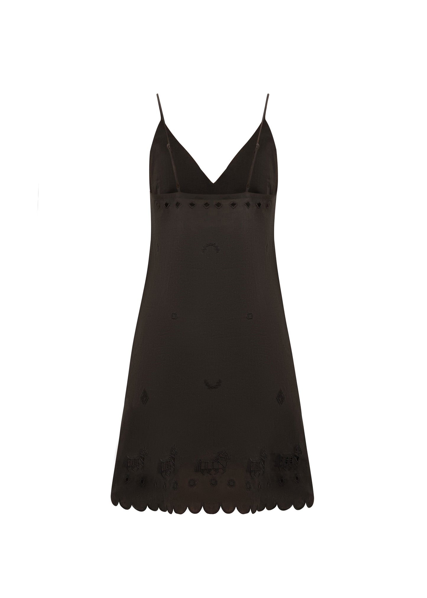 OLIVIIA Embroidered Mini Dress