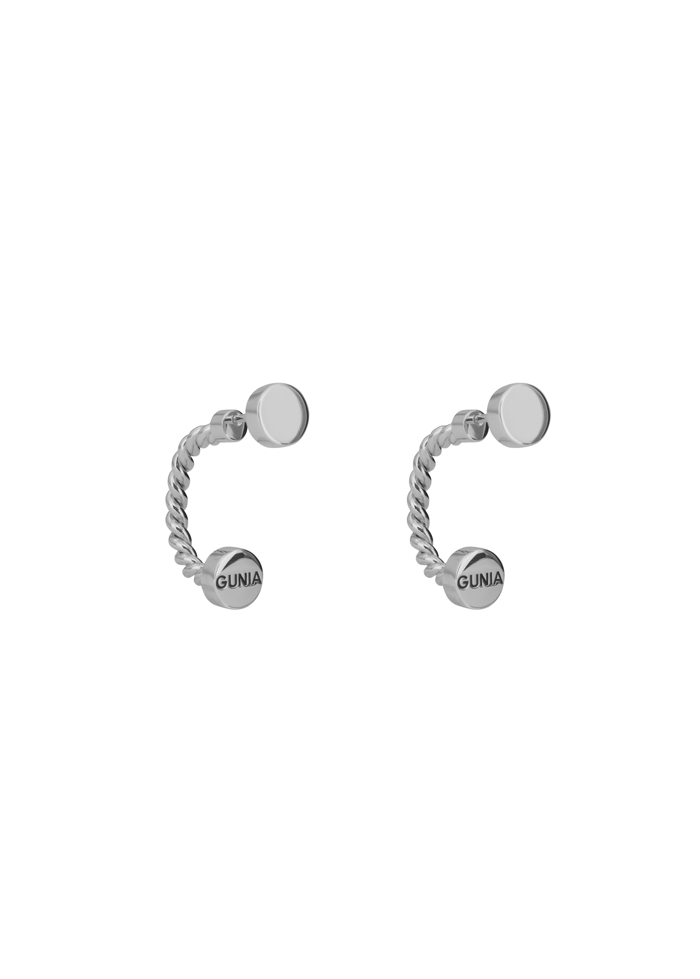 Silver HRYVNA earrings