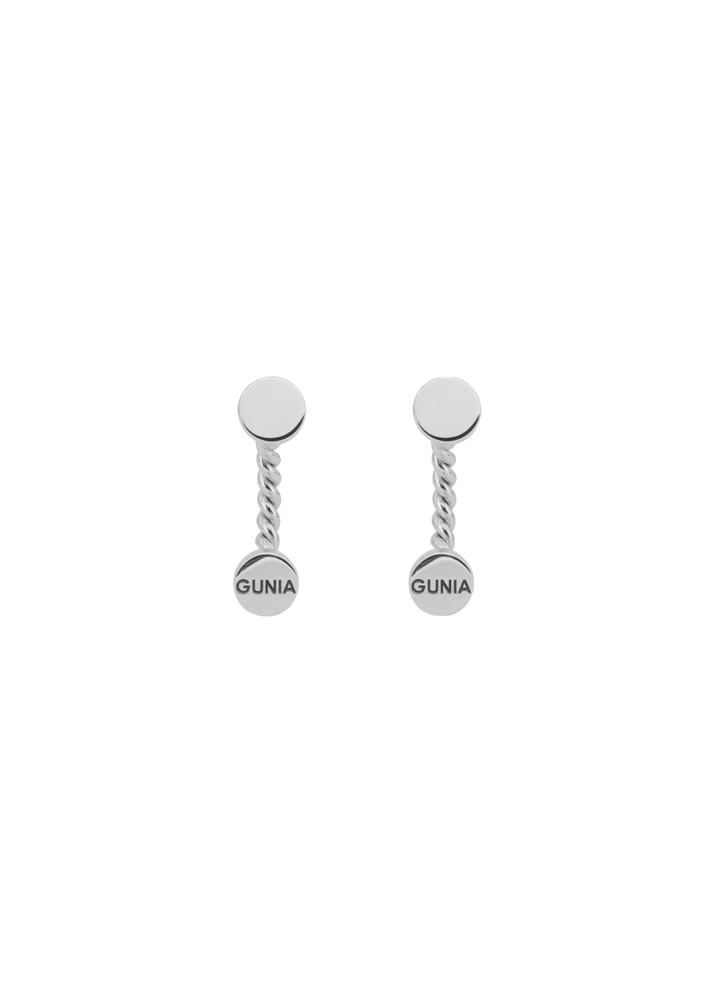 Silver HRYVNA earrings