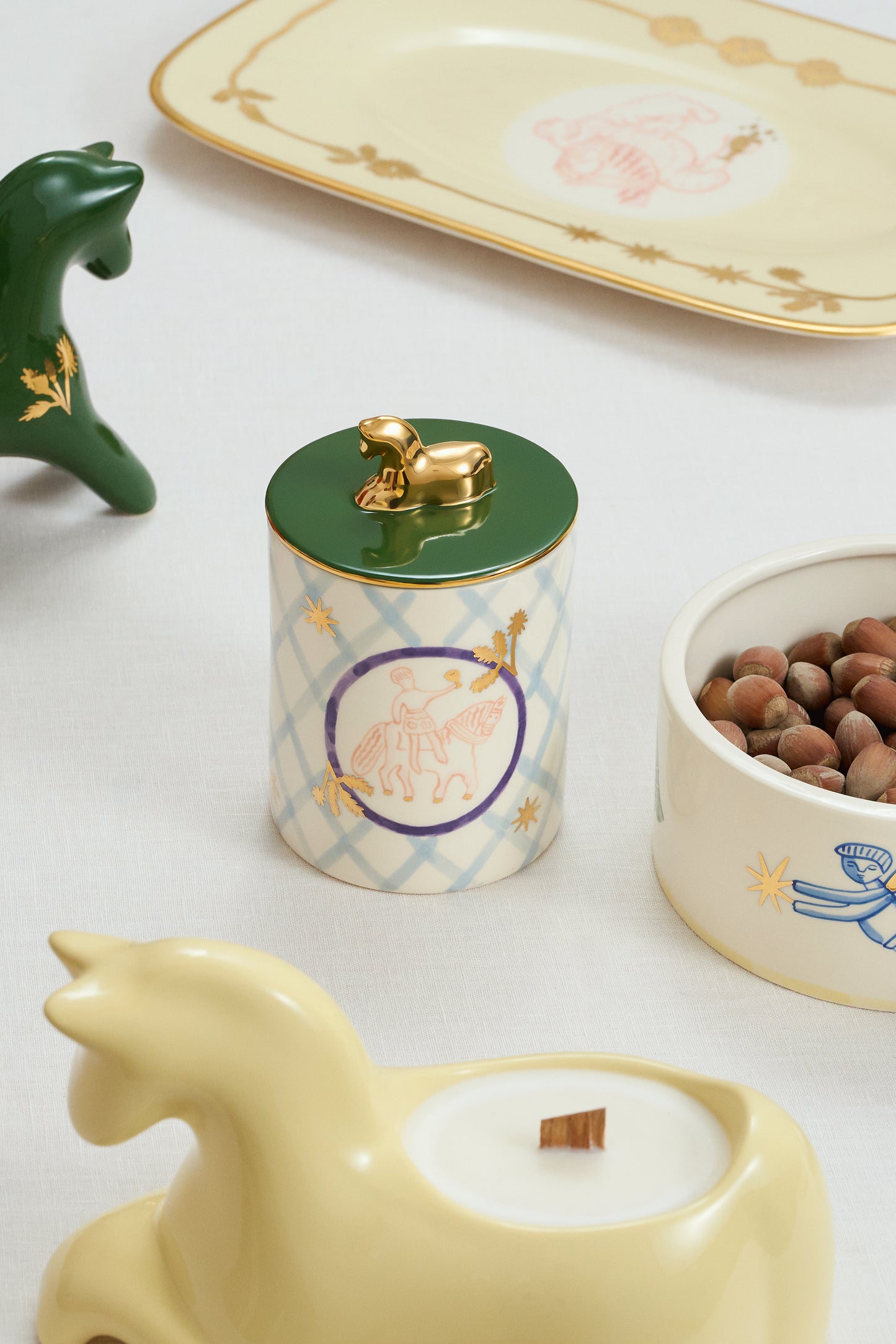 Цукорниця Вершник блакитна