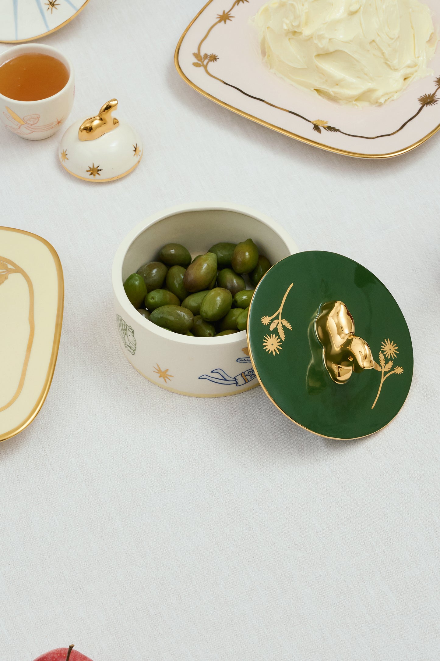 Цукорниця Коник з квітами