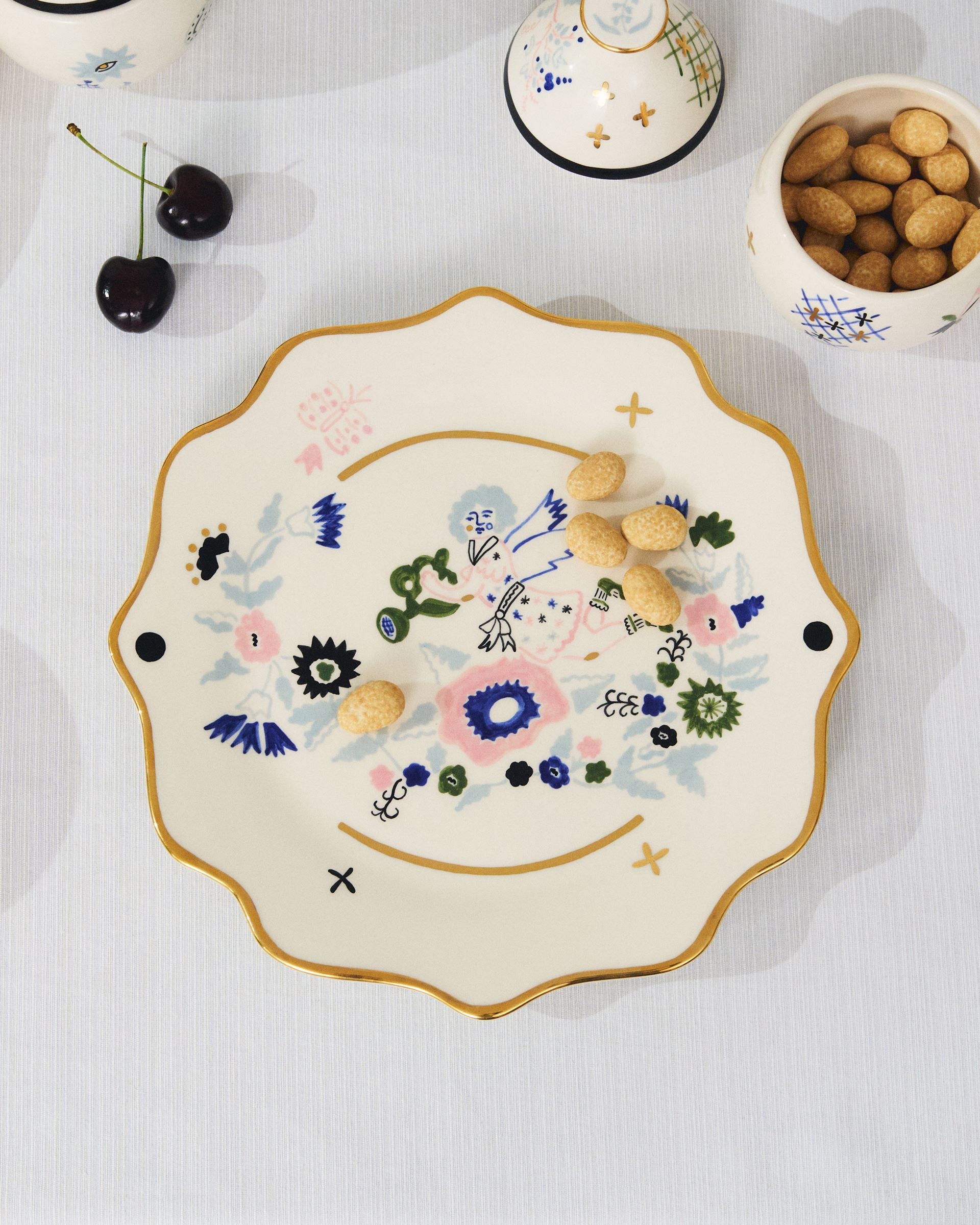 Тарілка квадратна Наїв Сад