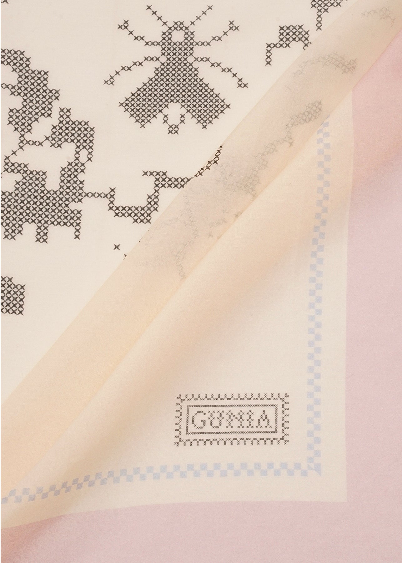 Хустка Квіти батистова