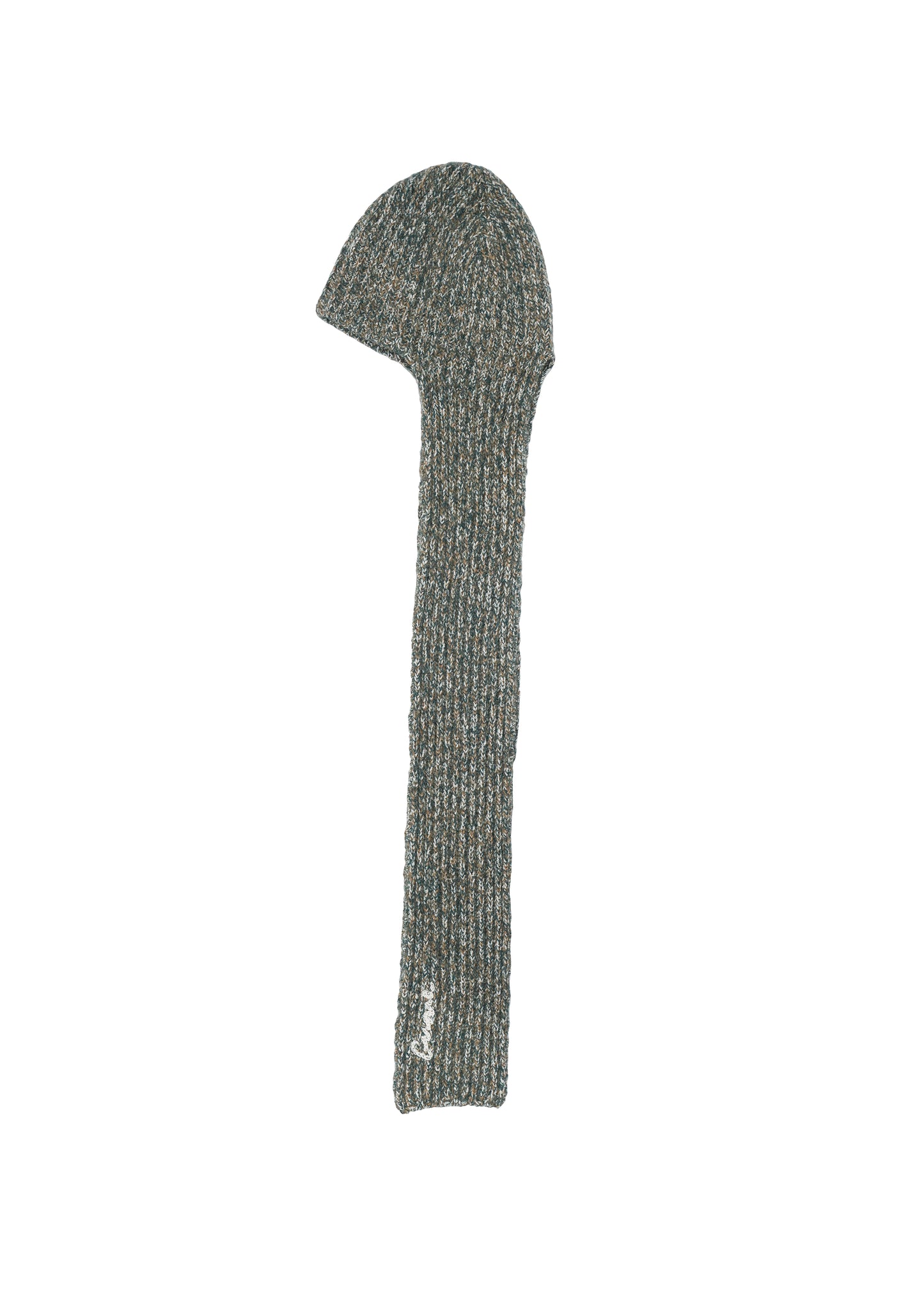 Scarf-like Beanie in Green