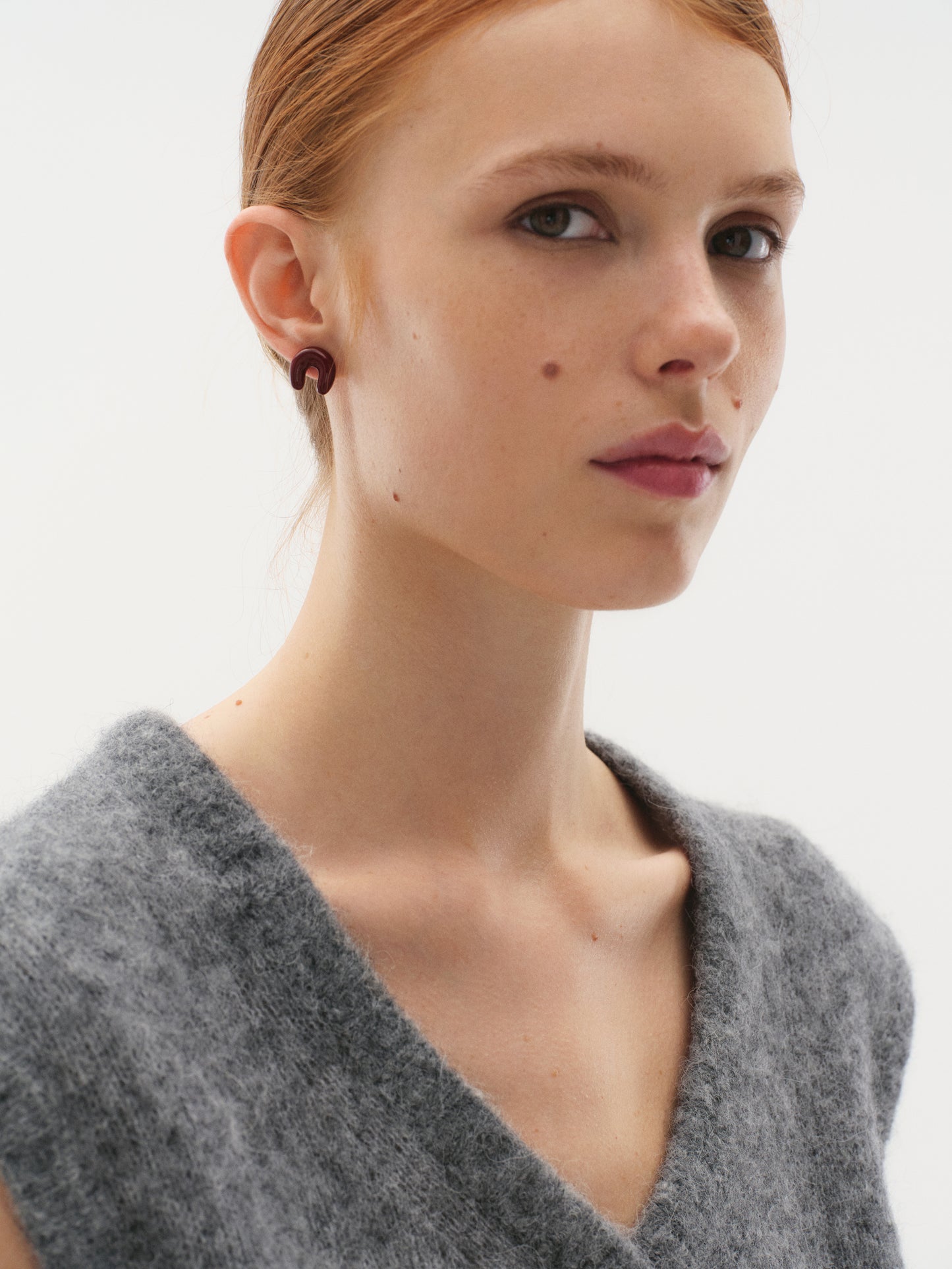 Сережки Підкова і коник в позолоті з цирконієм