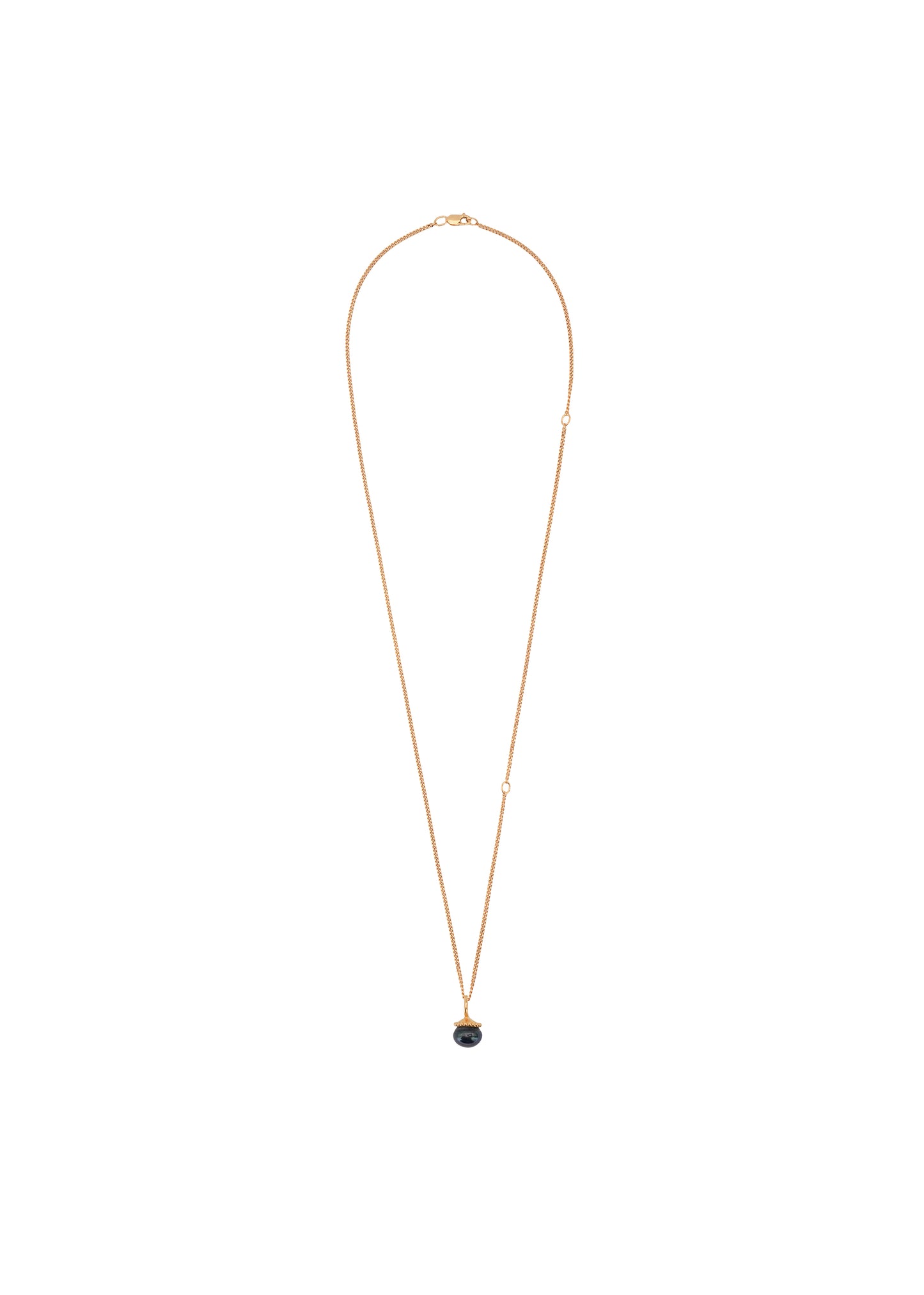 Pendant with black pearl
