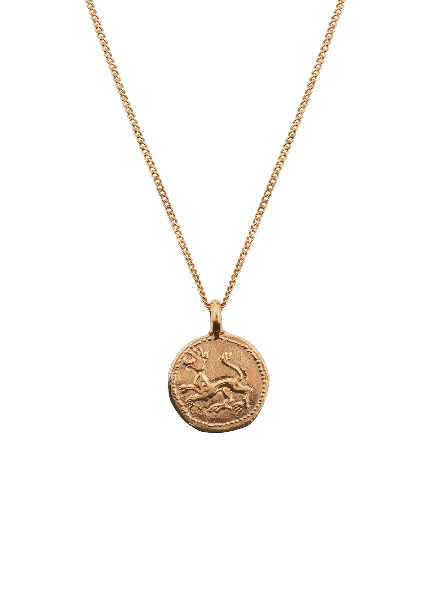 Gold plated Pendant "Zvir"