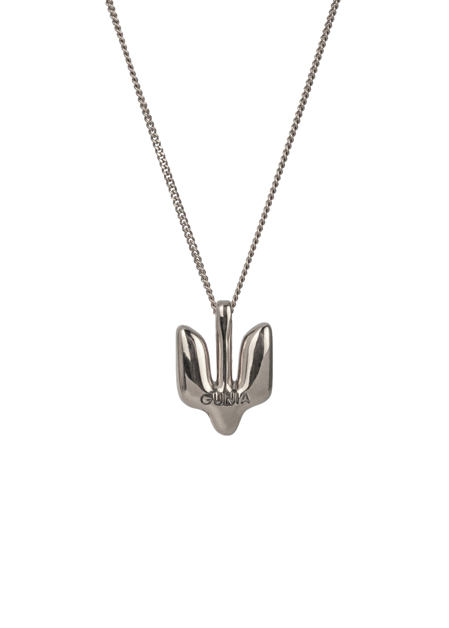 Silver Pendant Trident small