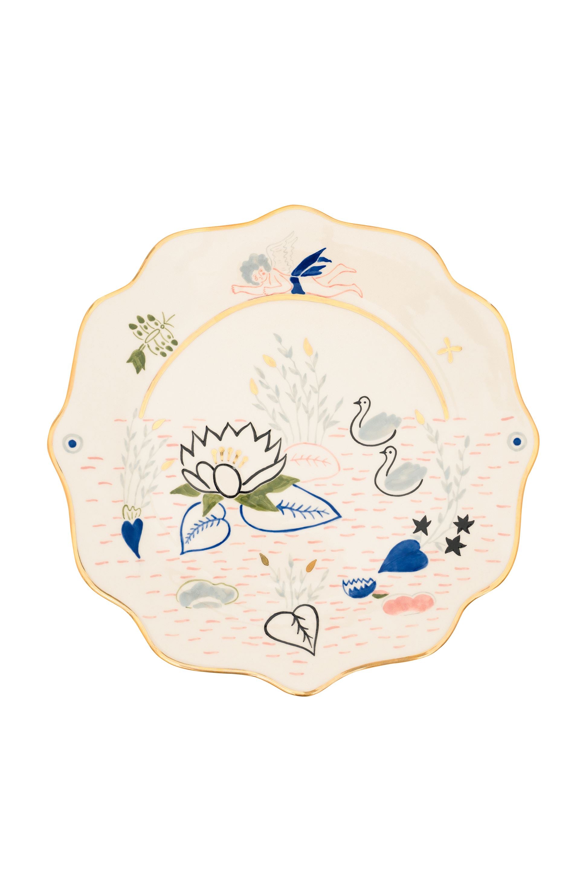 Тарілка квадратна Наїв Ставок