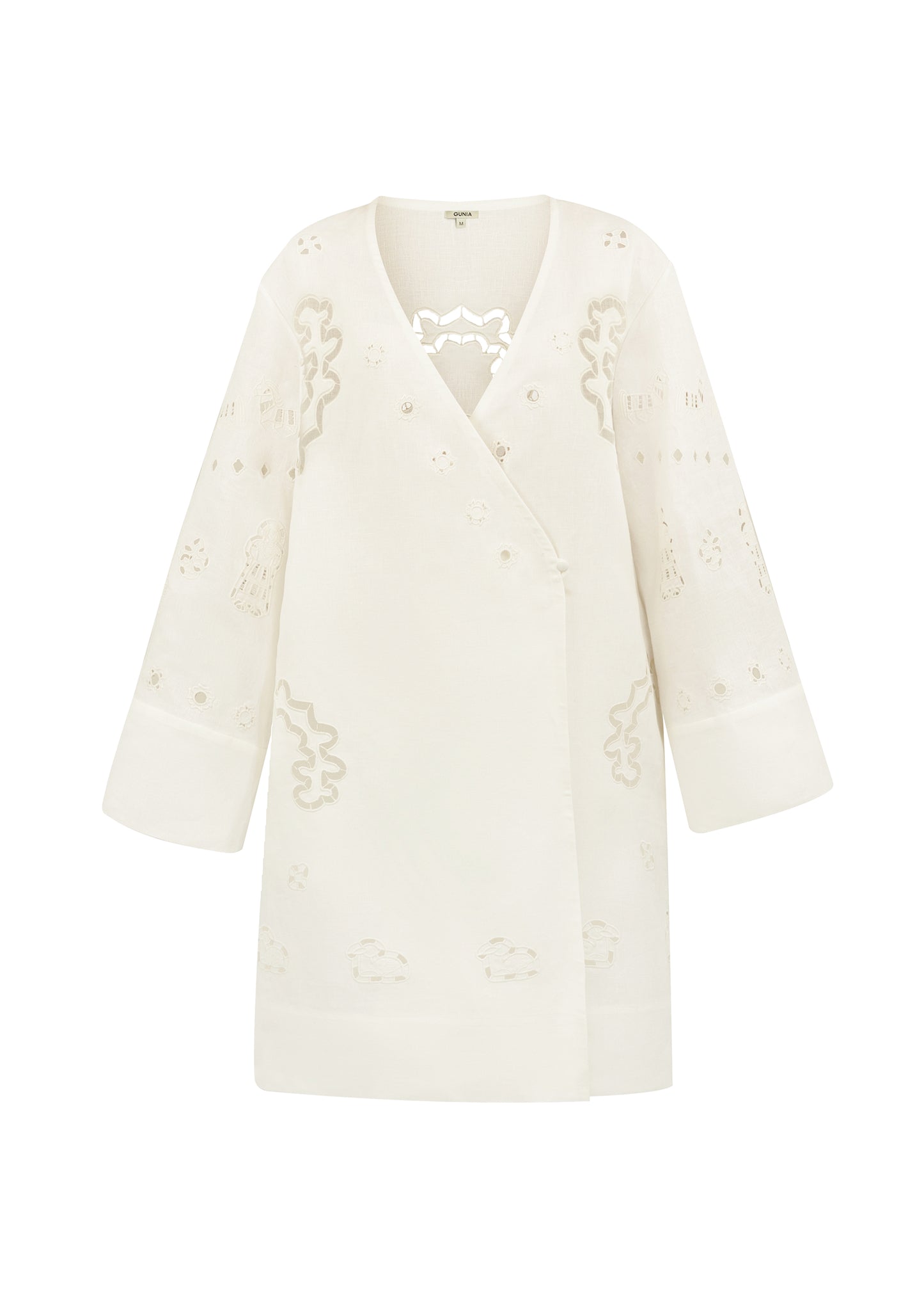 LIANA Milk Embroidered Robe