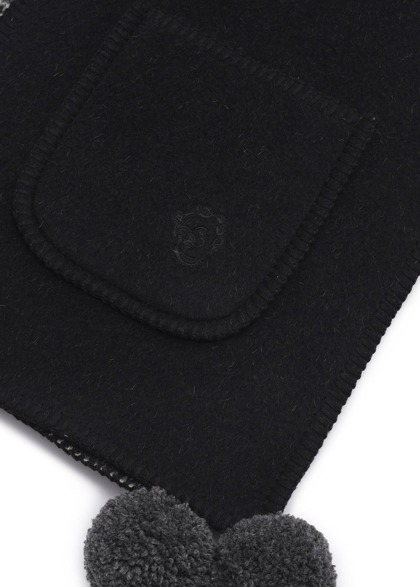 Шарф з кашеміру GUNIA чорний