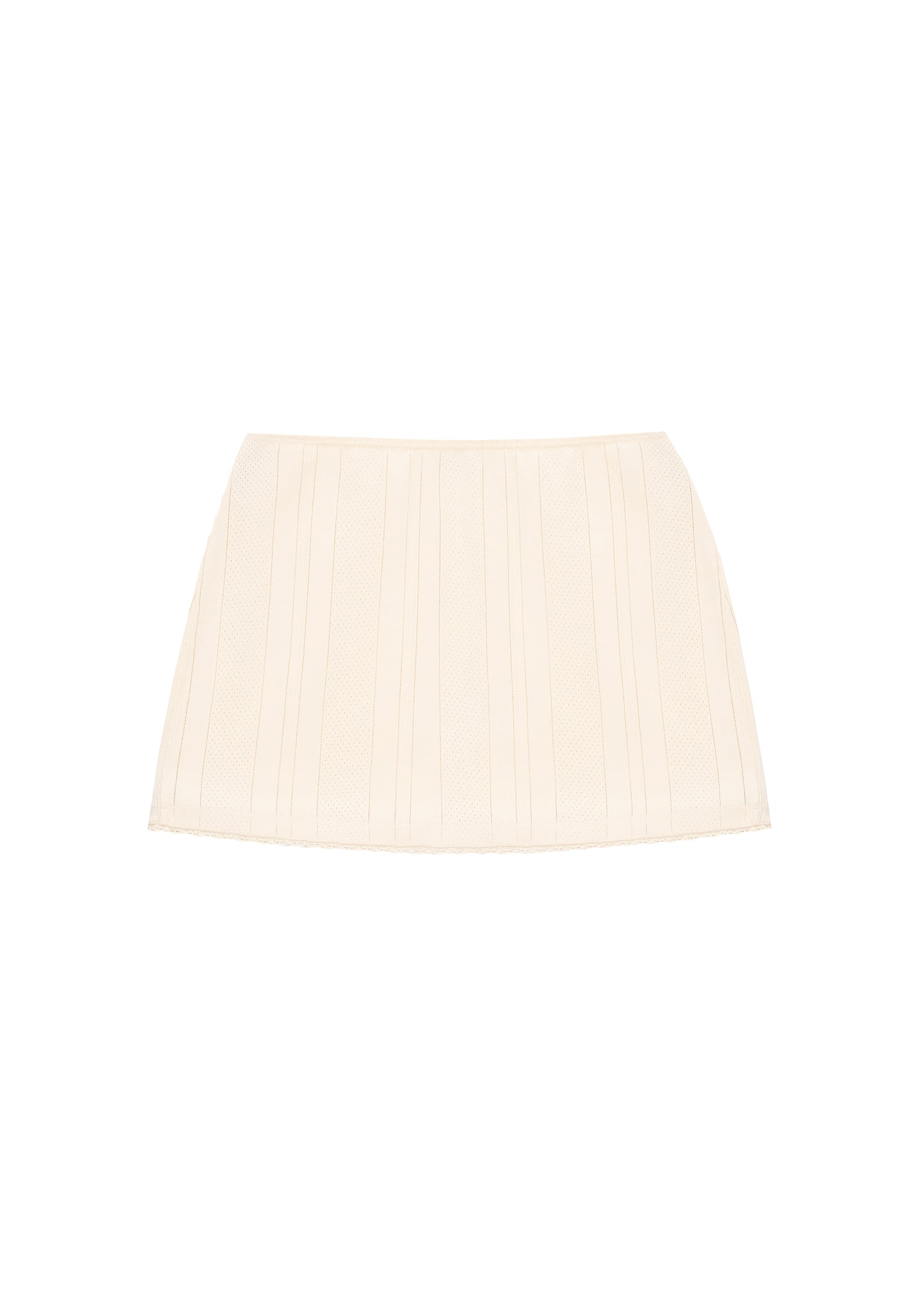 Textured Skirt in Milk