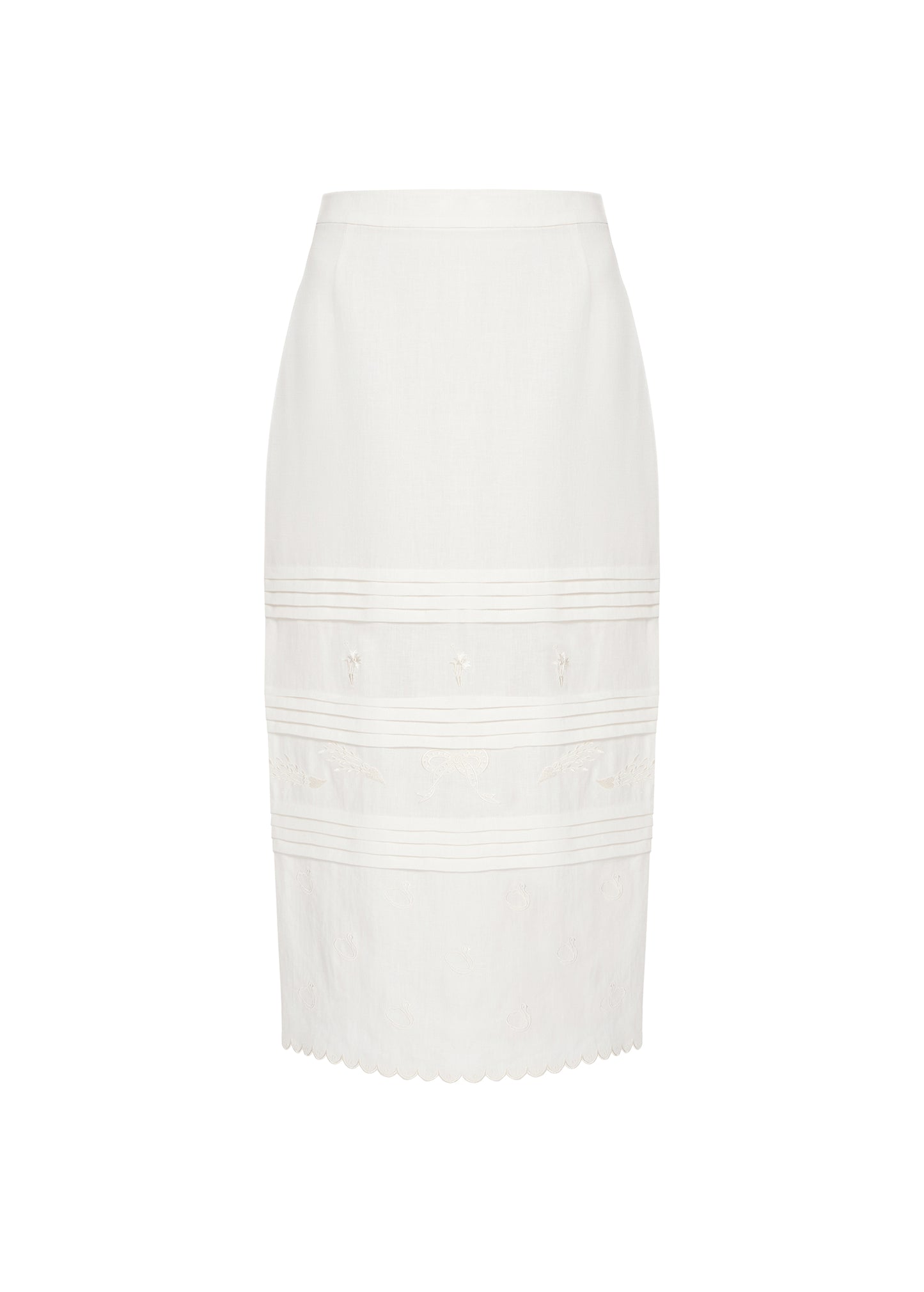 Vilena Skirt in Milk