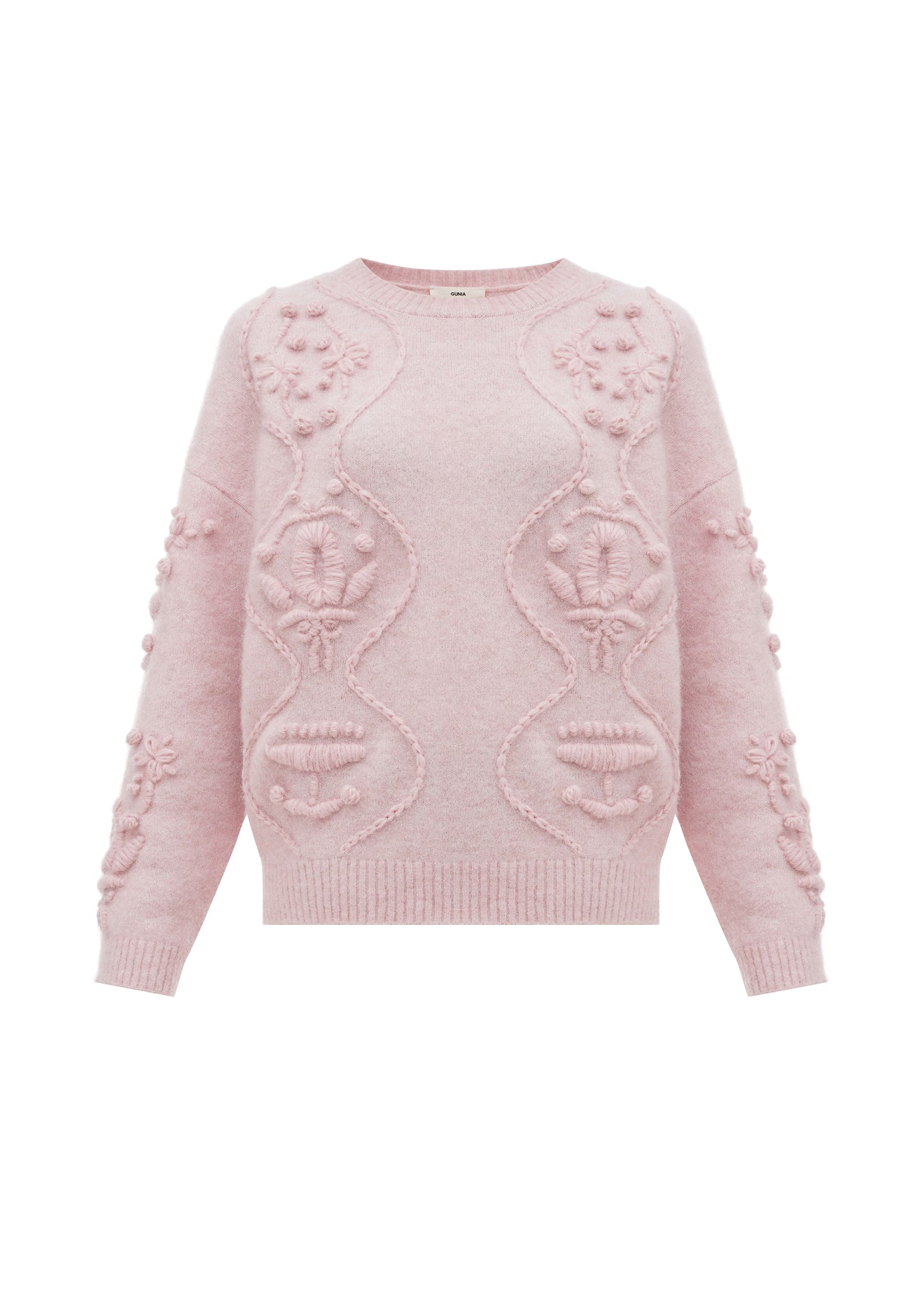 Flowers Sweater in Pink