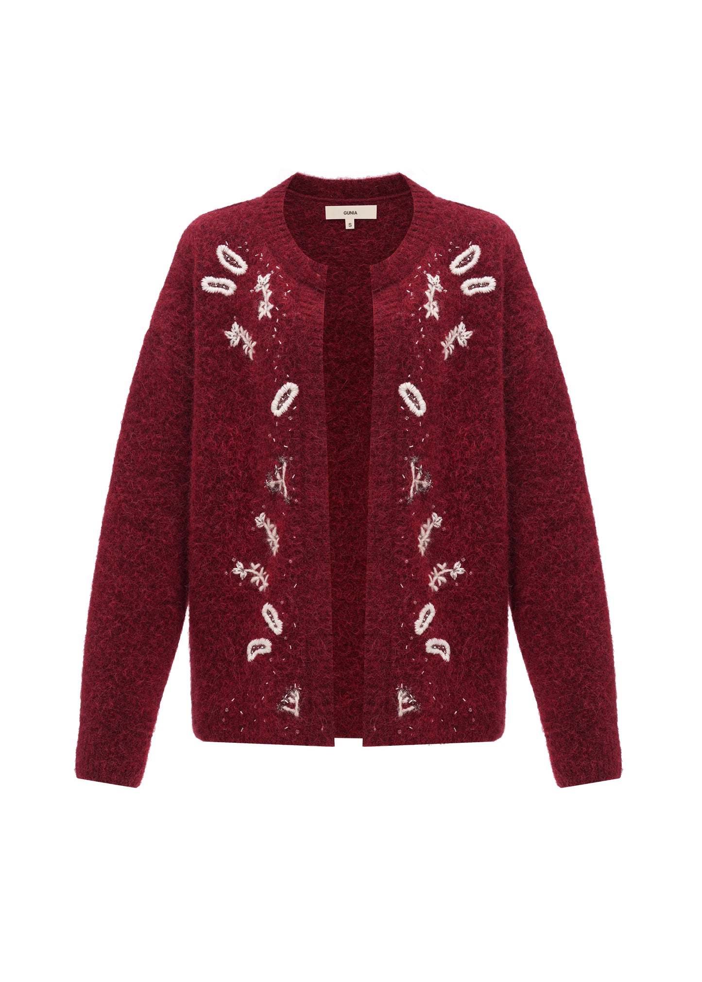 Squill Cardigan in Burgundy