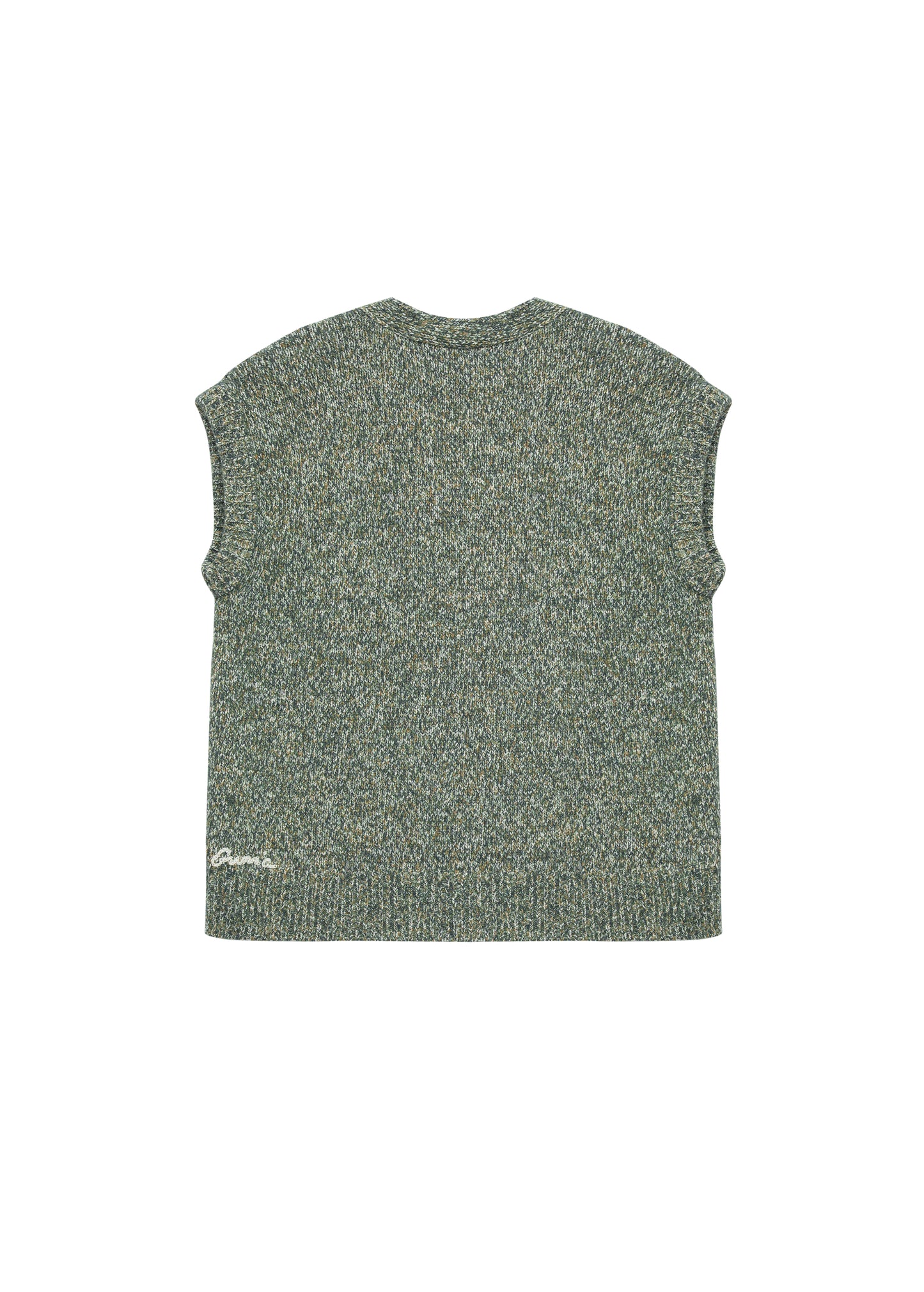 Mélange Button Up Vest