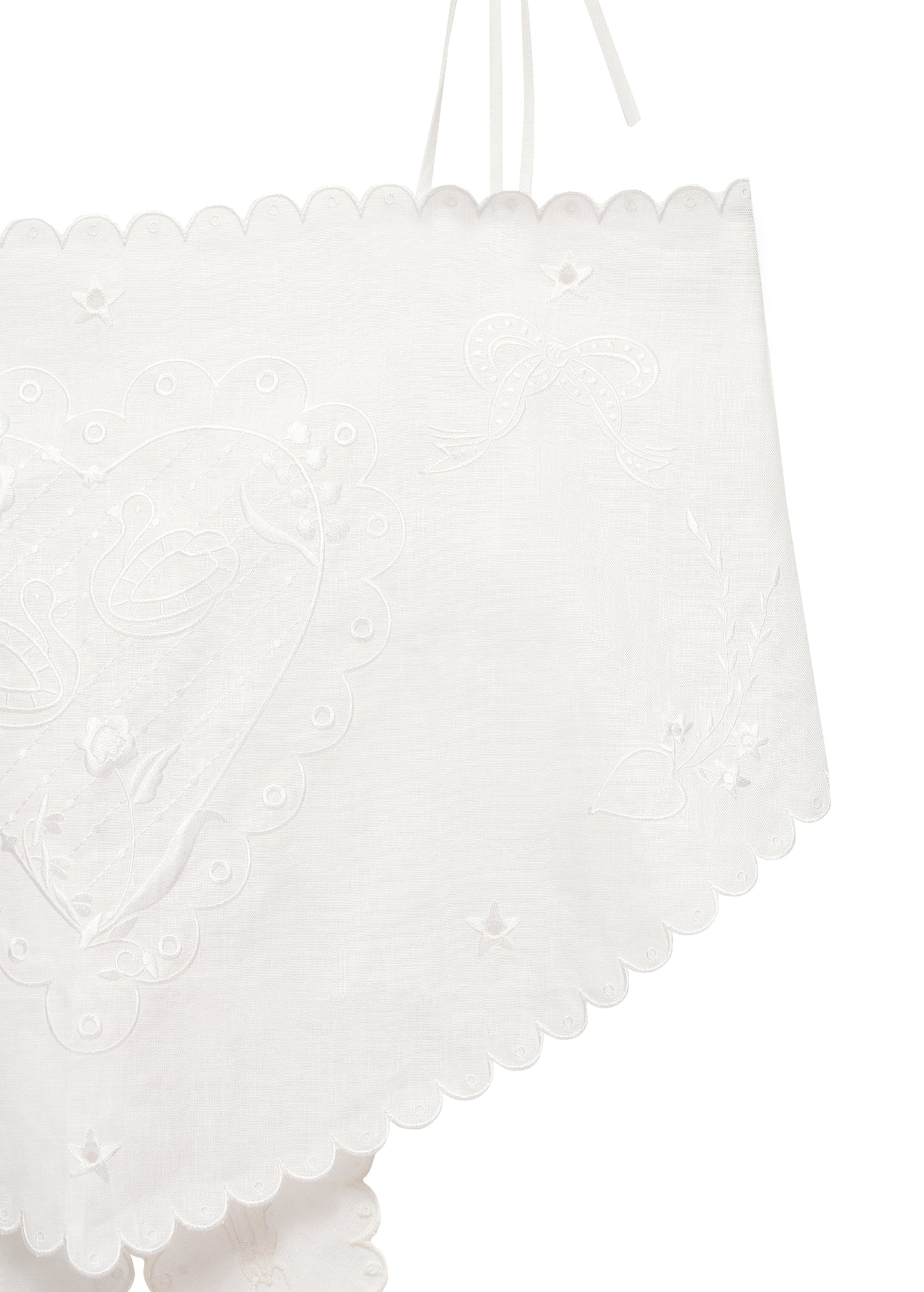 Lybid Scarf Top in Cream