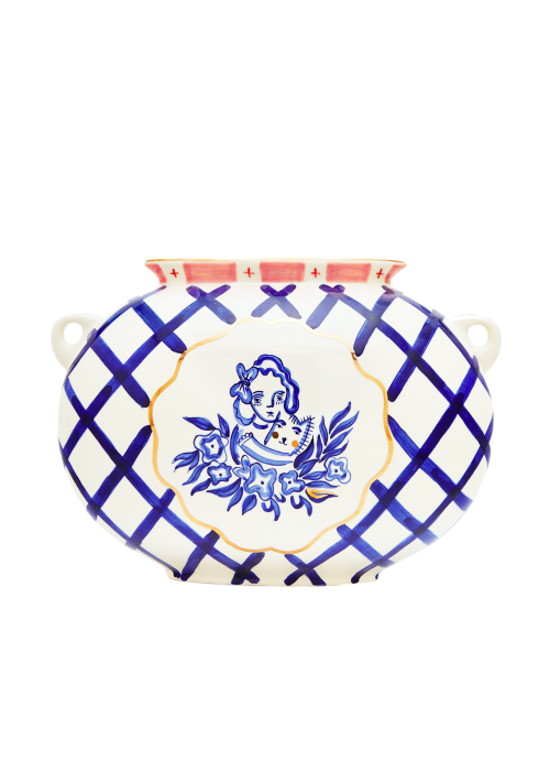 Ваза із зображенням дівчини