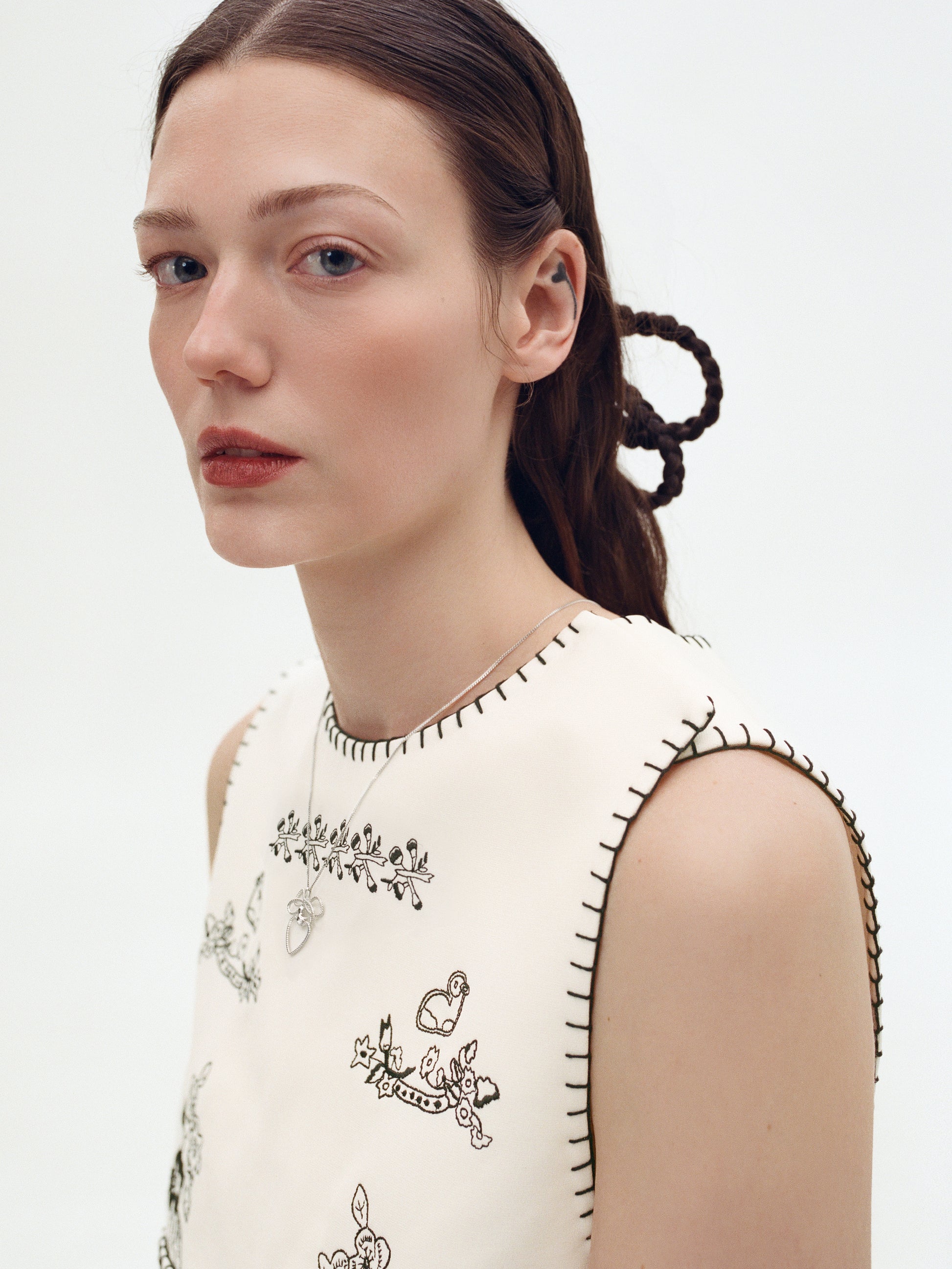 Підвіс-Ягнусок малий в сріблі slide 3