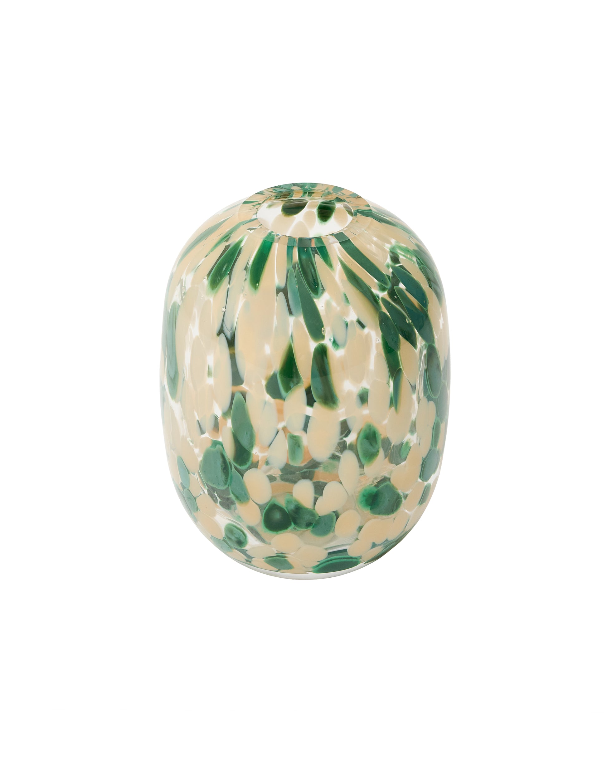 Birdsong Glass Diffuser Vessel in Green slide 2