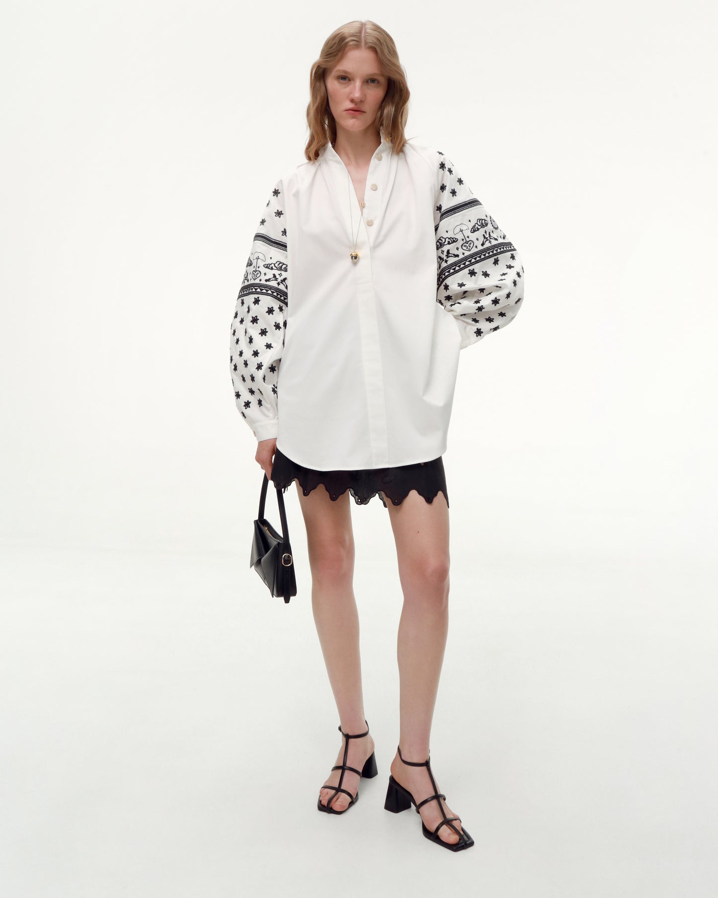 FRANKA embroidered shirt