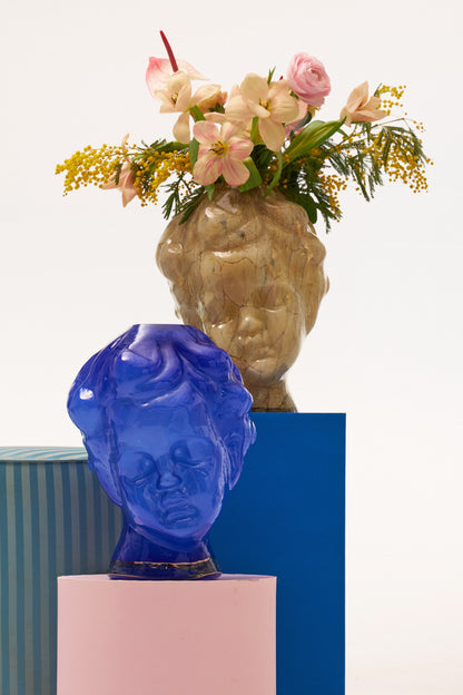 Vase Atlas in Beige