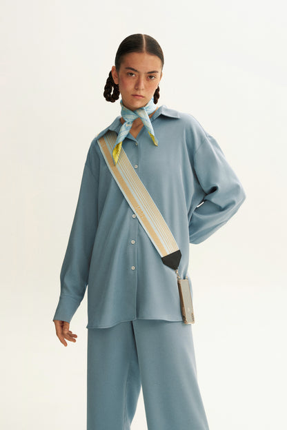 Woven strap in Light Blue