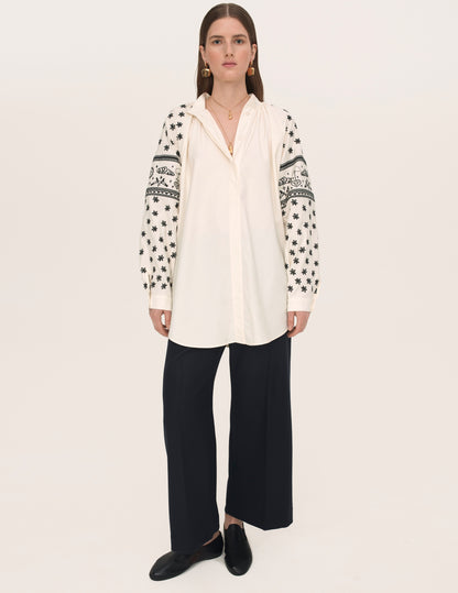FRANKA embroidered shirt