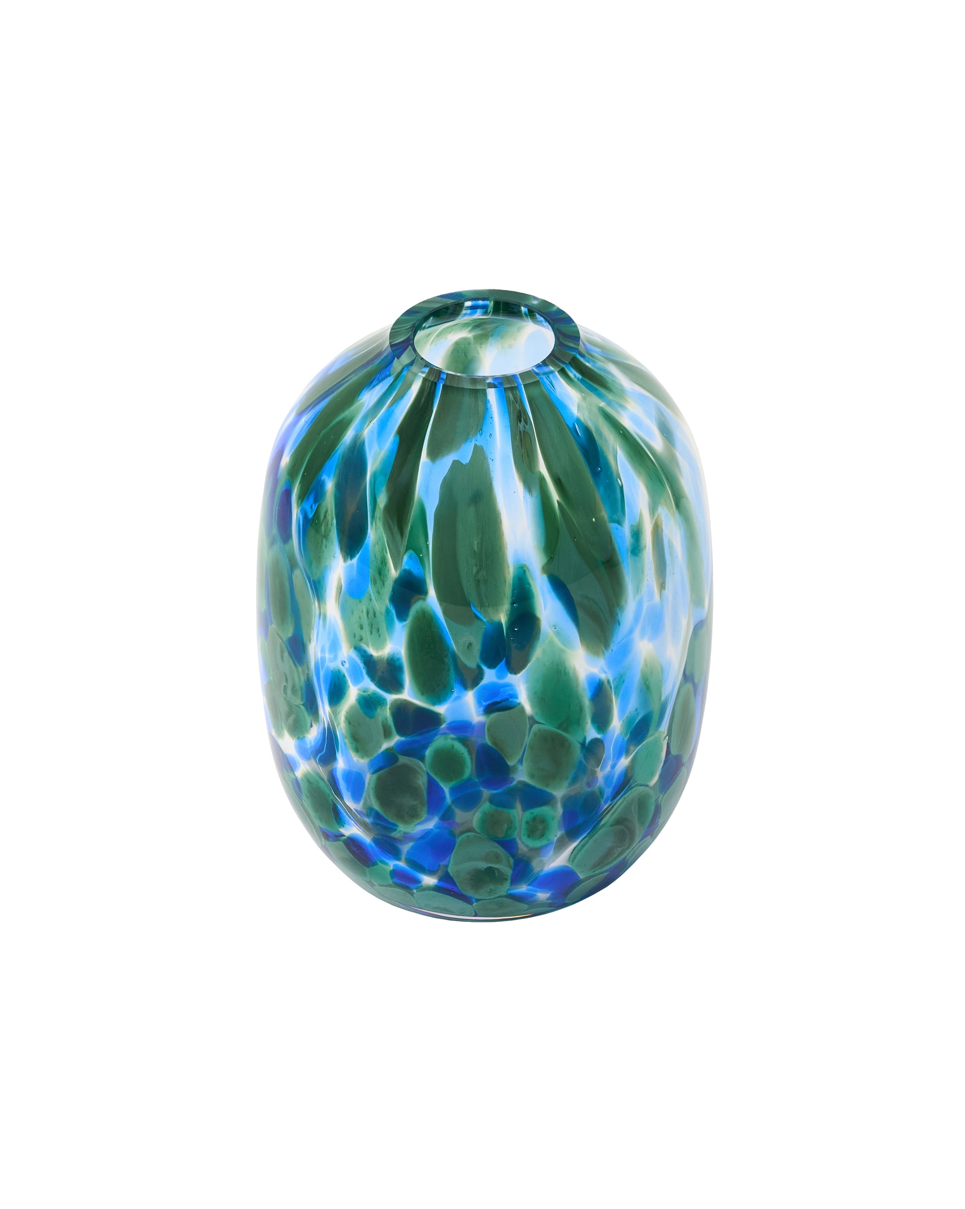 Birdsong Glass Diffuser Vessel in Blue slide 2