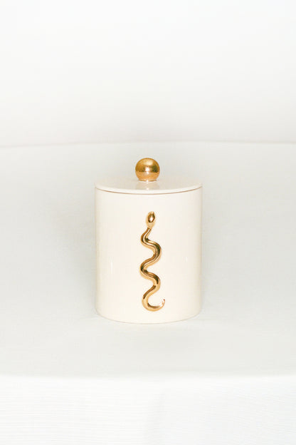 Candle with Serpent in Milk