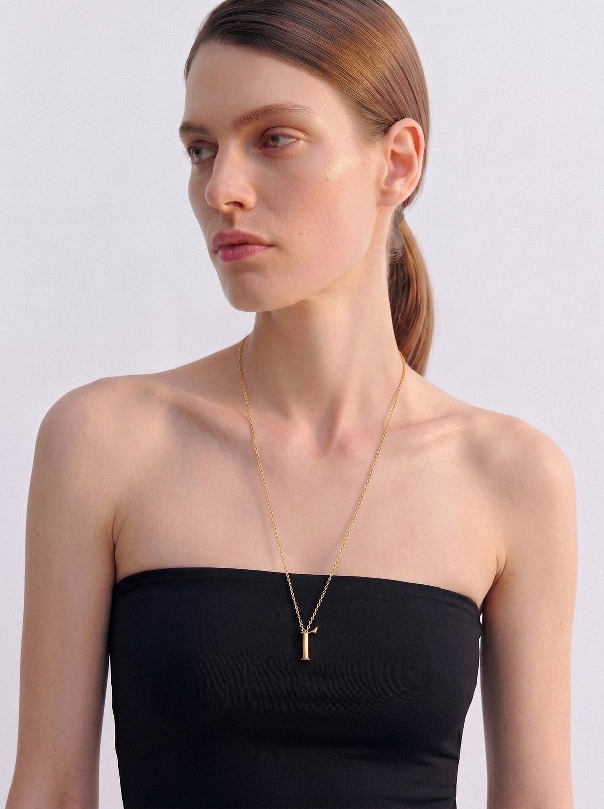 Pendant Narbut Letter "Ґ" Gold Plated slide 2