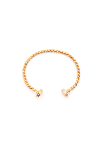 Браслет Гривна позолота