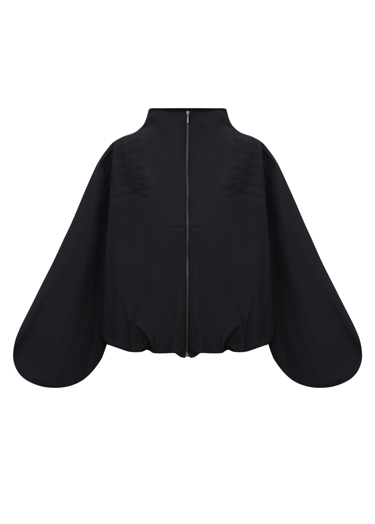 Куртка спортивна чорна з вишивкою