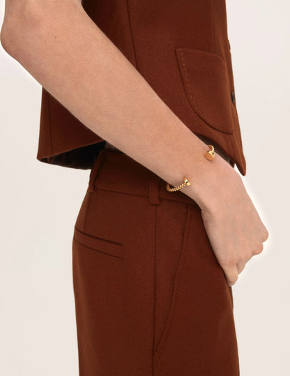 Gold Plated HRYVNA bracelet 