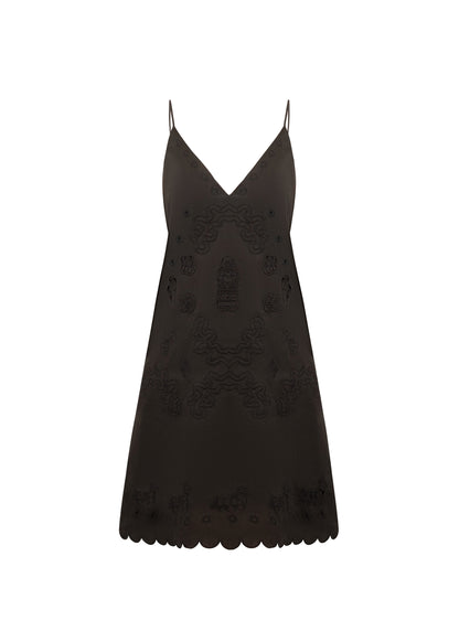 OLIVIIA Embroidered Mini Dress