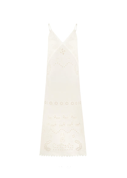 FEVRONIIA Embroidered Dress