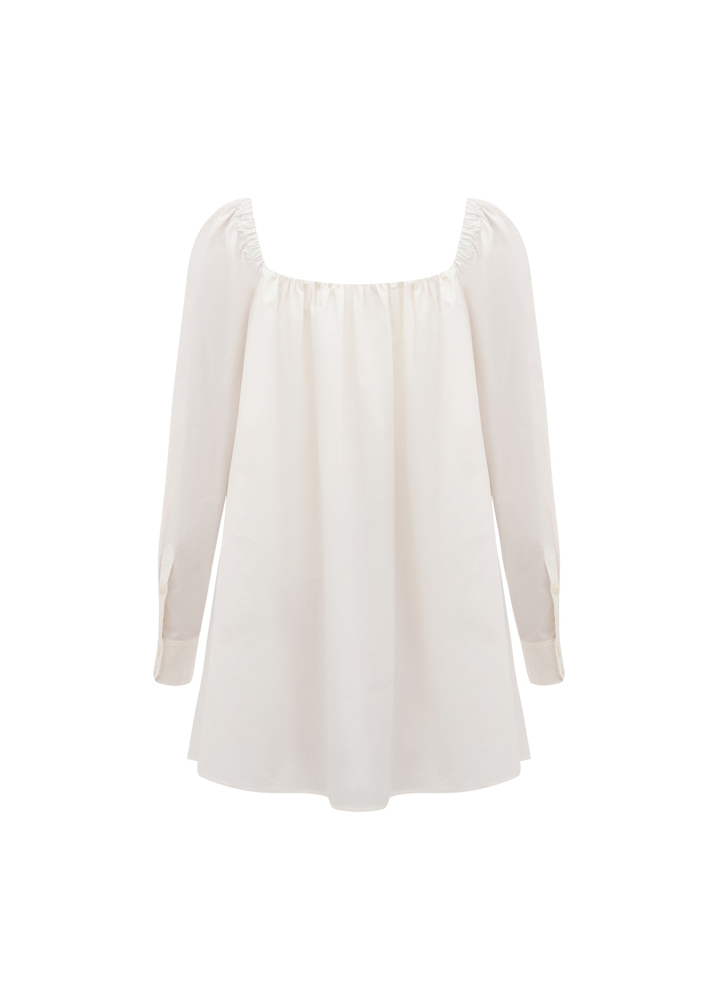 Oryslava Embroidered Shirt in Milk