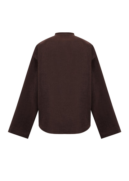 Сорочка чоловіча Ярема коричнева