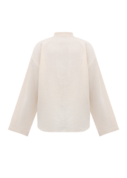 Сорочка чоловіча Ярема молочна