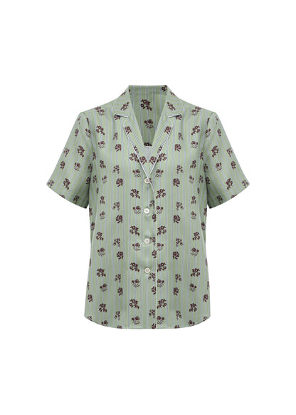 Silk Shirt in Yahidka Pattern