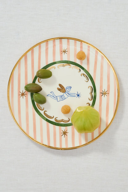 Тарілка Одноріг рожева